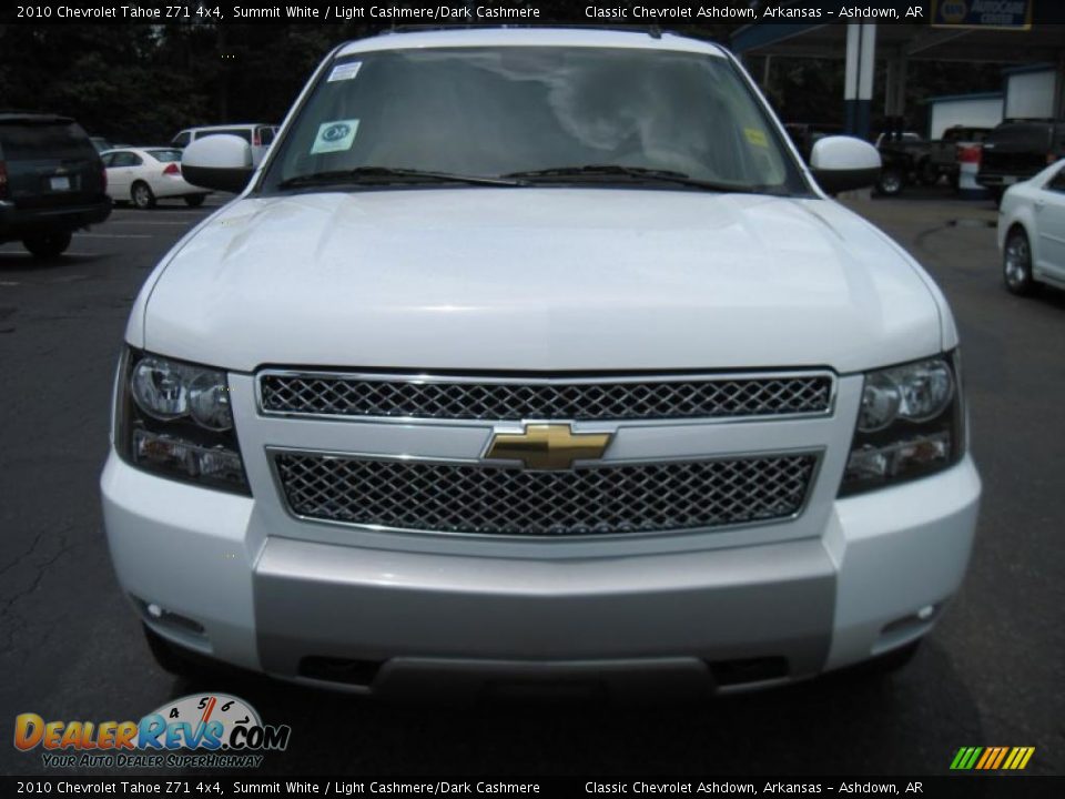 2010 Chevrolet Tahoe Z71 4x4 Summit White / Light Cashmere/Dark Cashmere Photo #5