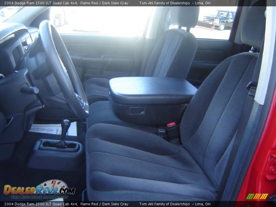 2004 Dodge Ram 1500 SLT Quad Cab 4x4 Flame Red / Dark Slate Gray Photo #9