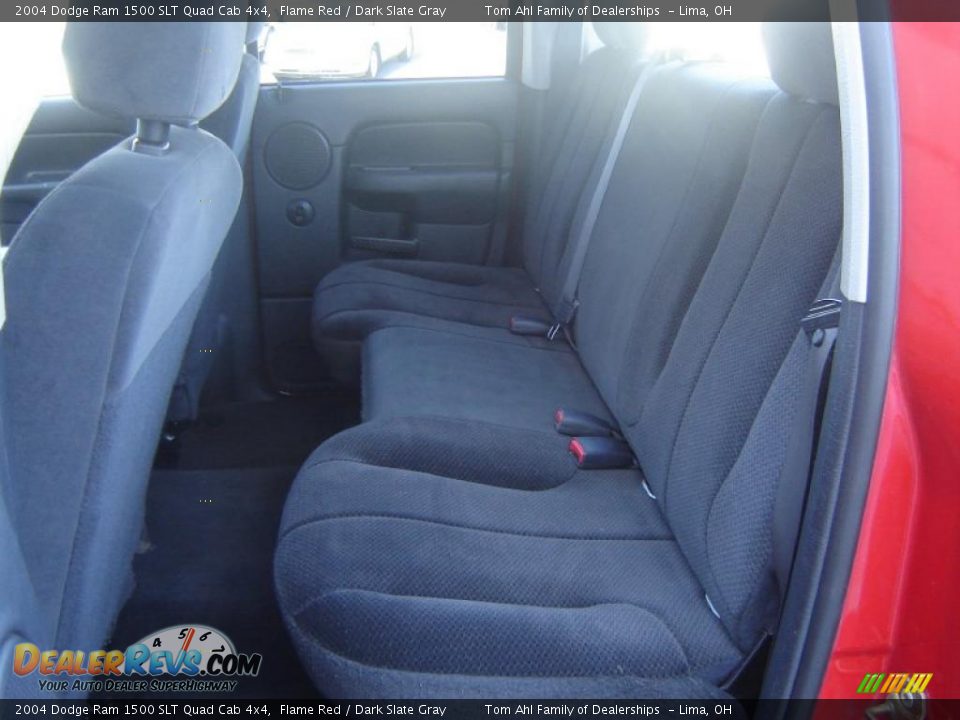 2004 Dodge Ram 1500 SLT Quad Cab 4x4 Flame Red / Dark Slate Gray Photo #10