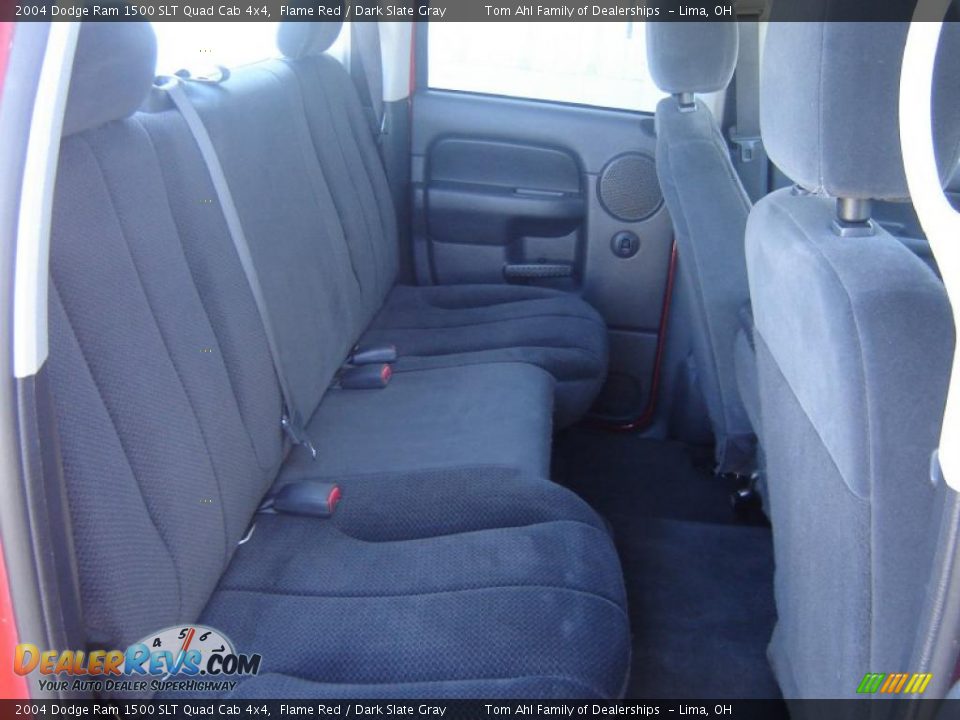 2004 Dodge Ram 1500 SLT Quad Cab 4x4 Flame Red / Dark Slate Gray Photo #11