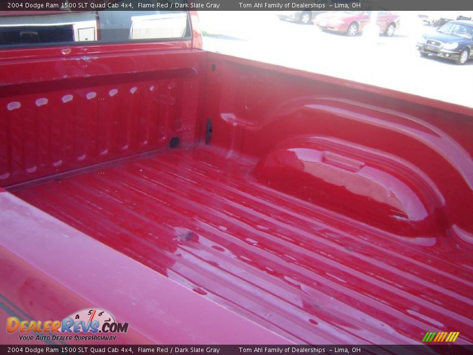 2004 Dodge Ram 1500 SLT Quad Cab 4x4 Flame Red / Dark Slate Gray Photo #12