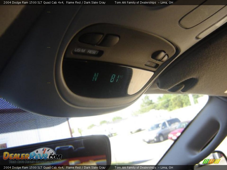 2004 Dodge Ram 1500 SLT Quad Cab 4x4 Flame Red / Dark Slate Gray Photo #23