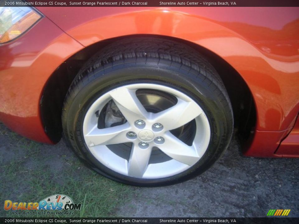 2006 Mitsubishi Eclipse GS Coupe Sunset Orange Pearlescent / Dark Charcoal Photo #7