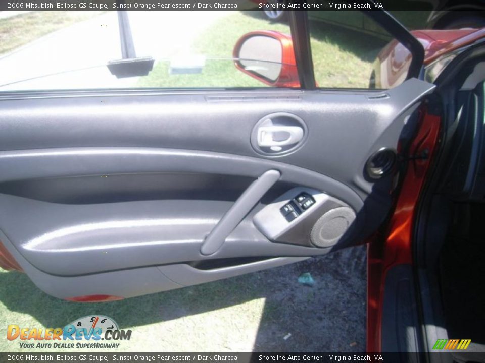 2006 Mitsubishi Eclipse GS Coupe Sunset Orange Pearlescent / Dark Charcoal Photo #13