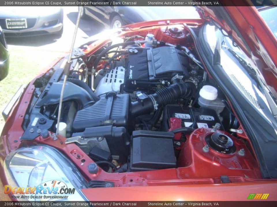 2006 Mitsubishi Eclipse GS Coupe Sunset Orange Pearlescent / Dark Charcoal Photo #20