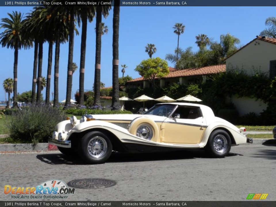 1981 Phillips Berlina T Top Coupe Cream White/Beige / Camel Photo #1