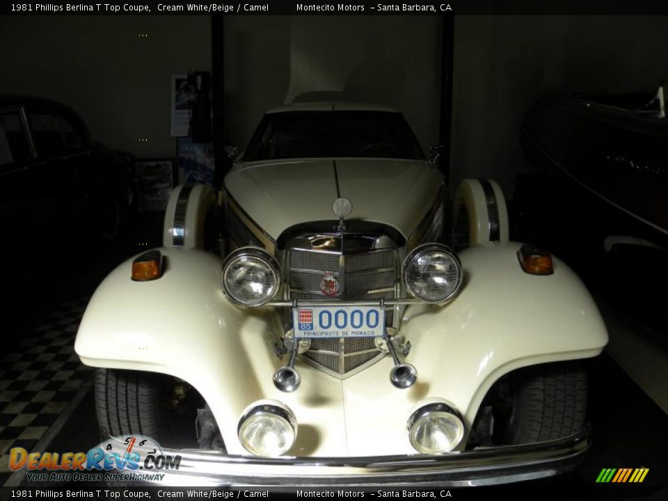 1981 Phillips Berlina T Top Coupe Cream White/Beige / Camel Photo #13