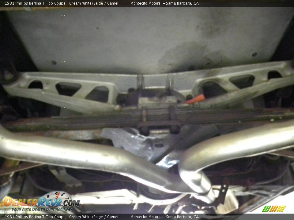 1981 Phillips Berlina T Top Coupe Cream White/Beige / Camel Photo #20