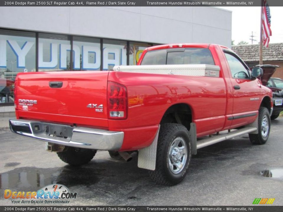 2004 Dodge Ram 2500 SLT Regular Cab 4x4 Flame Red / Dark Slate Gray Photo #2