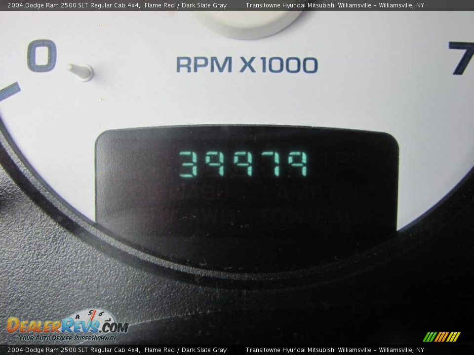 2004 Dodge Ram 2500 SLT Regular Cab 4x4 Flame Red / Dark Slate Gray Photo #3