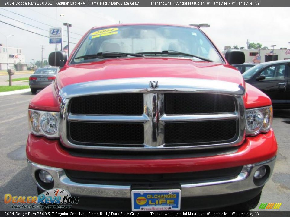 2004 Dodge Ram 2500 SLT Regular Cab 4x4 Flame Red / Dark Slate Gray Photo #7