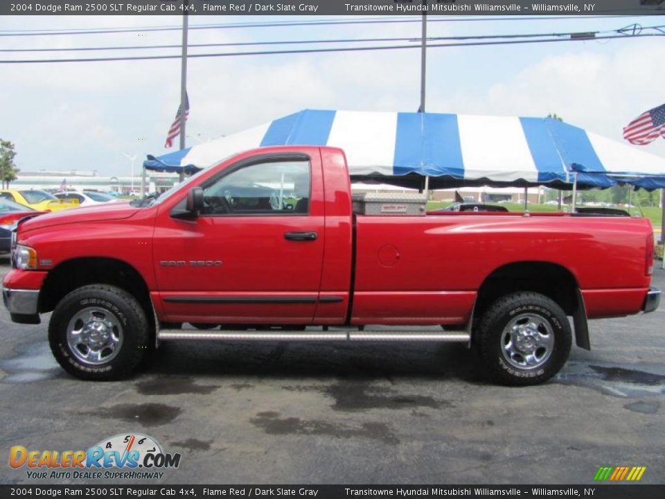 2004 Dodge Ram 2500 SLT Regular Cab 4x4 Flame Red / Dark Slate Gray Photo #8