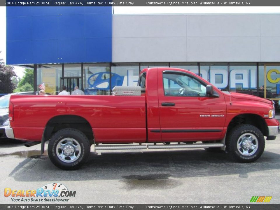 2004 Dodge Ram 2500 SLT Regular Cab 4x4 Flame Red / Dark Slate Gray Photo #11