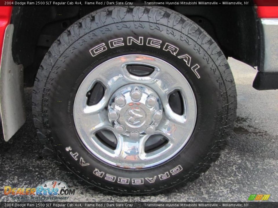 2004 Dodge Ram 2500 SLT Regular Cab 4x4 Flame Red / Dark Slate Gray Photo #13