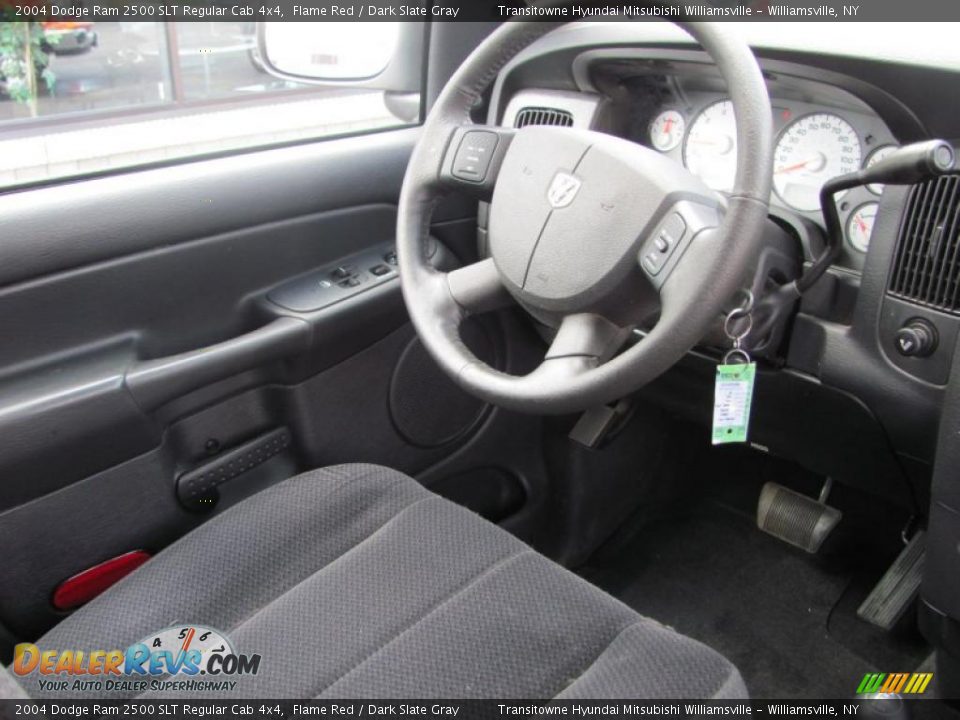 2004 Dodge Ram 2500 SLT Regular Cab 4x4 Flame Red / Dark Slate Gray Photo #16