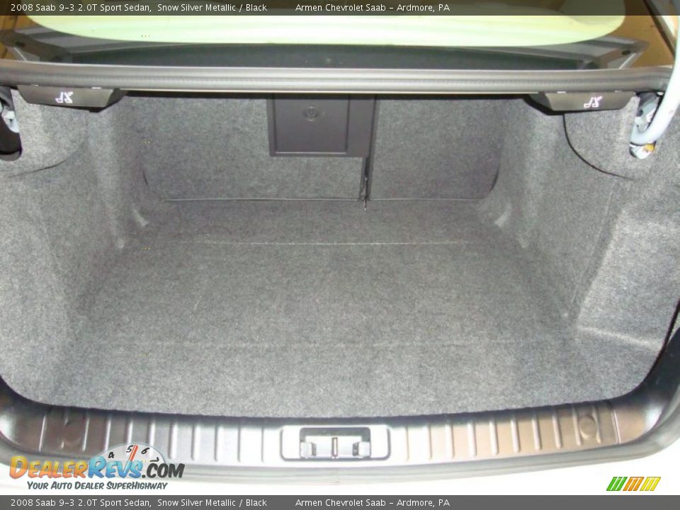 2008 Saab 9-3 2.0T Sport Sedan Snow Silver Metallic / Black Photo #21