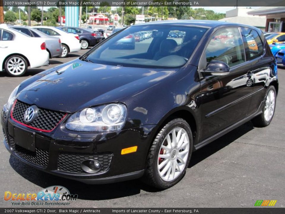 2007 Volkswagen GTI 2 Door Black Magic / Anthracite Photo #3