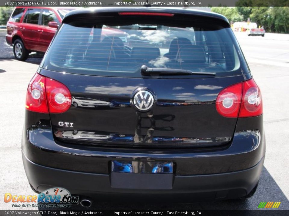 2007 Volkswagen GTI 2 Door Black Magic / Anthracite Photo #5