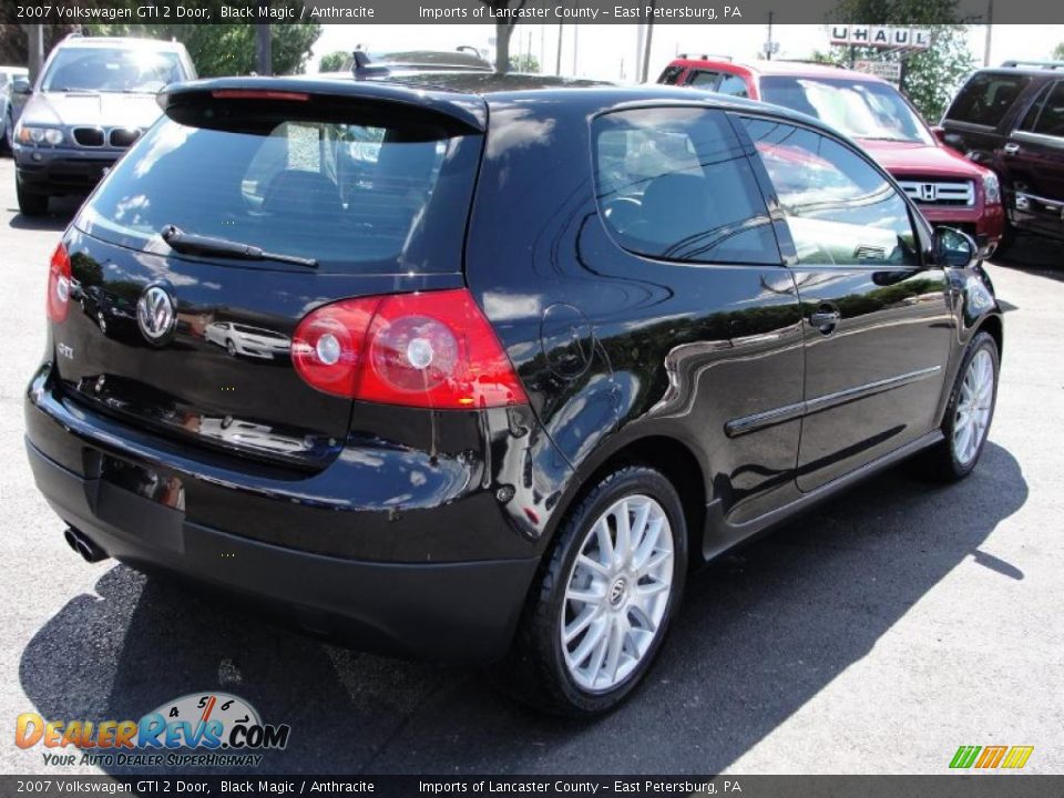 2007 Volkswagen GTI 2 Door Black Magic / Anthracite Photo #6