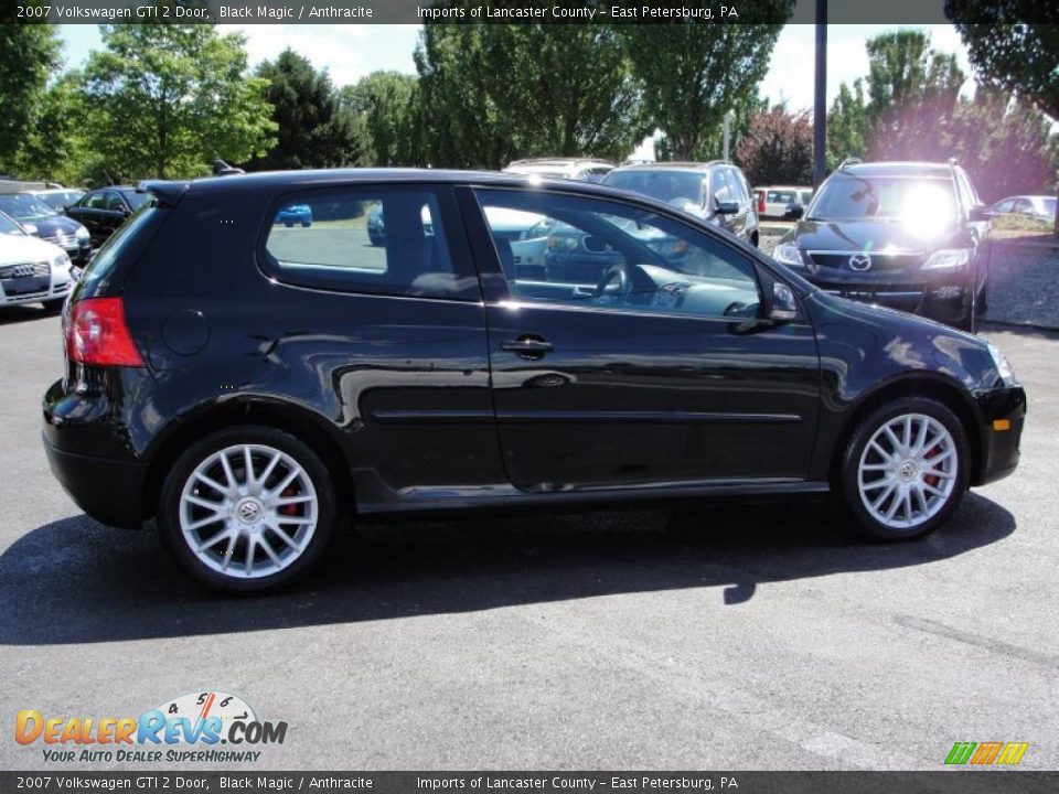2007 Volkswagen GTI 2 Door Black Magic / Anthracite Photo #7