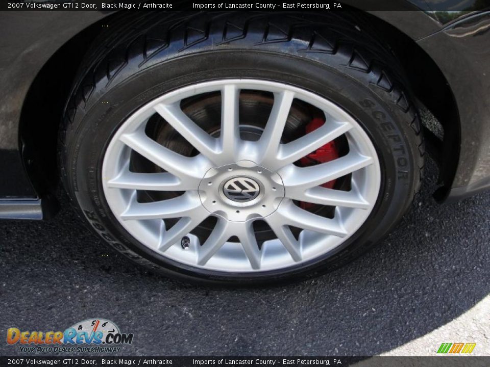 2007 Volkswagen GTI 2 Door Black Magic / Anthracite Photo #8
