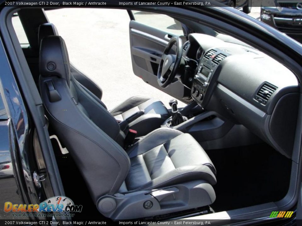 2007 Volkswagen GTI 2 Door Black Magic / Anthracite Photo #9