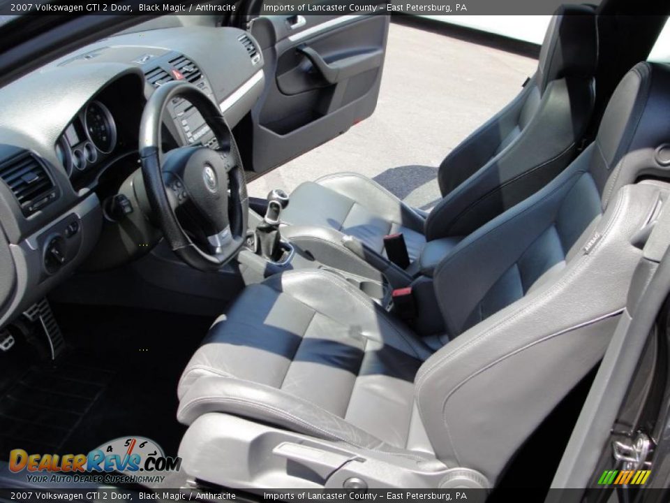 2007 Volkswagen GTI 2 Door Black Magic / Anthracite Photo #11