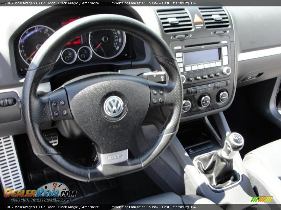 2007 Volkswagen GTI 2 Door Black Magic / Anthracite Photo #12