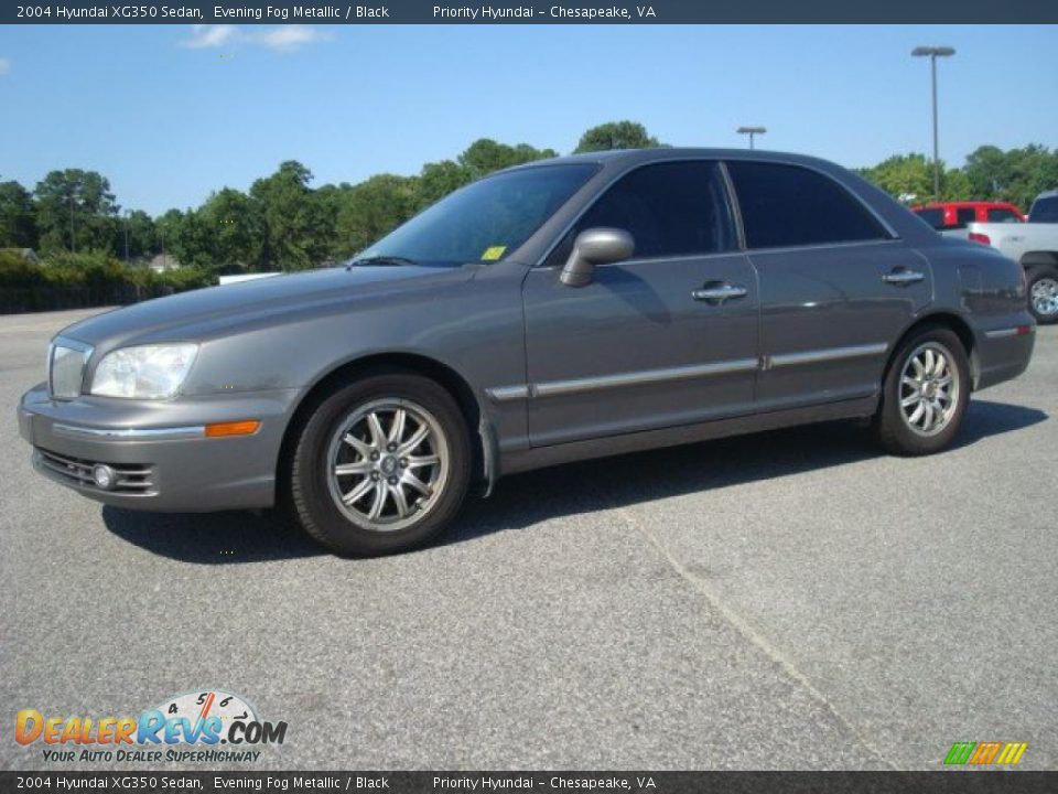 2004 Hyundai XG350 Sedan Evening Fog Metallic / Black Photo #2