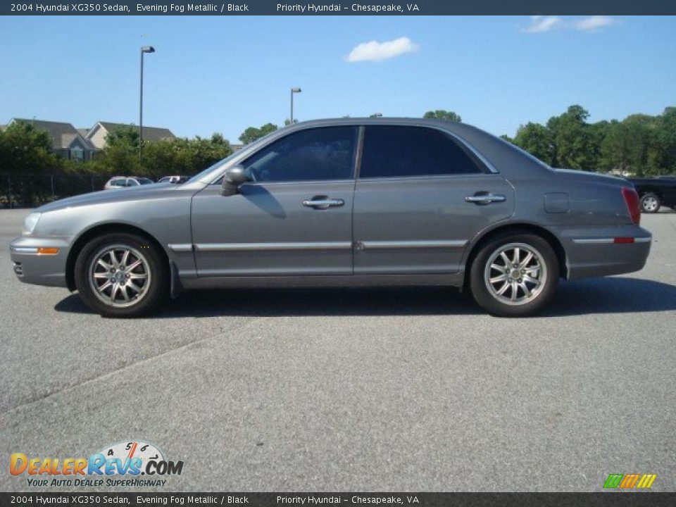 2004 Hyundai XG350 Sedan Evening Fog Metallic / Black Photo #3