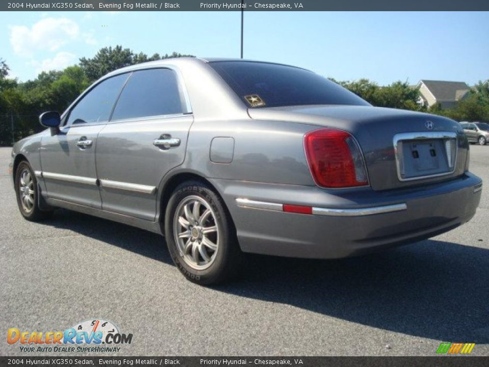 2004 Hyundai XG350 Sedan Evening Fog Metallic / Black Photo #4