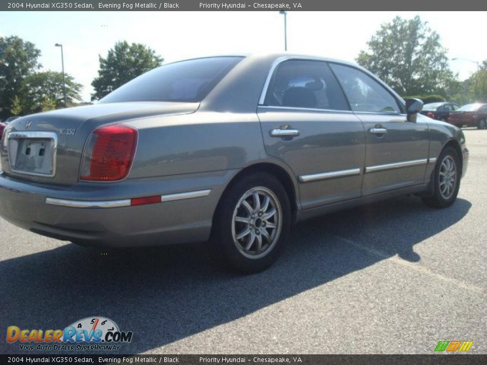 2004 Hyundai XG350 Sedan Evening Fog Metallic / Black Photo #5
