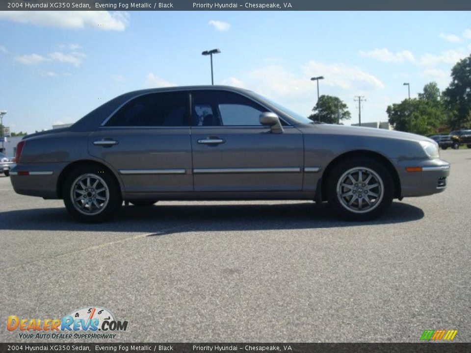 2004 Hyundai XG350 Sedan Evening Fog Metallic / Black Photo #6