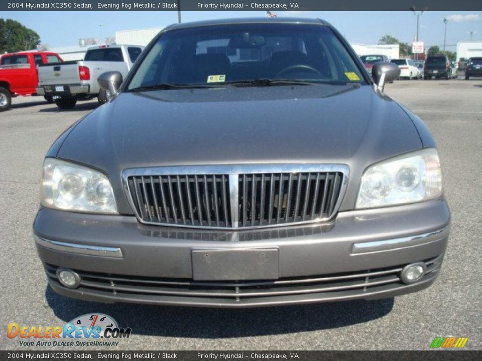 2004 Hyundai XG350 Sedan Evening Fog Metallic / Black Photo #8