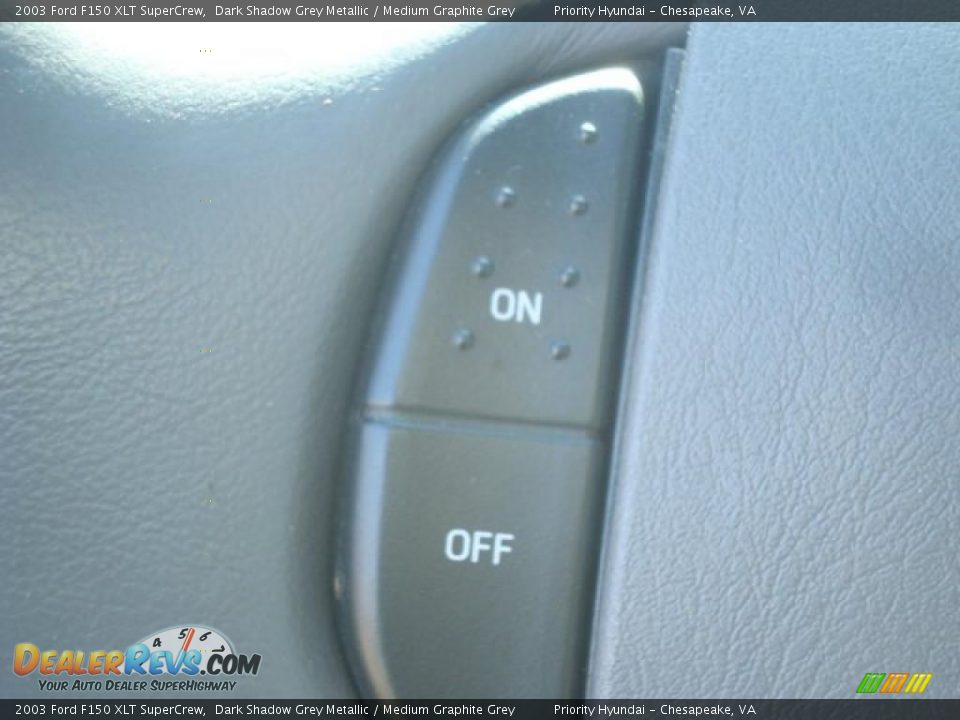 2003 Ford F150 XLT SuperCrew Dark Shadow Grey Metallic / Medium Graphite Grey Photo #23
