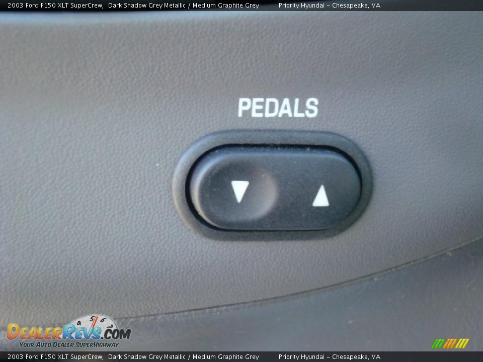 2003 Ford F150 XLT SuperCrew Dark Shadow Grey Metallic / Medium Graphite Grey Photo #24