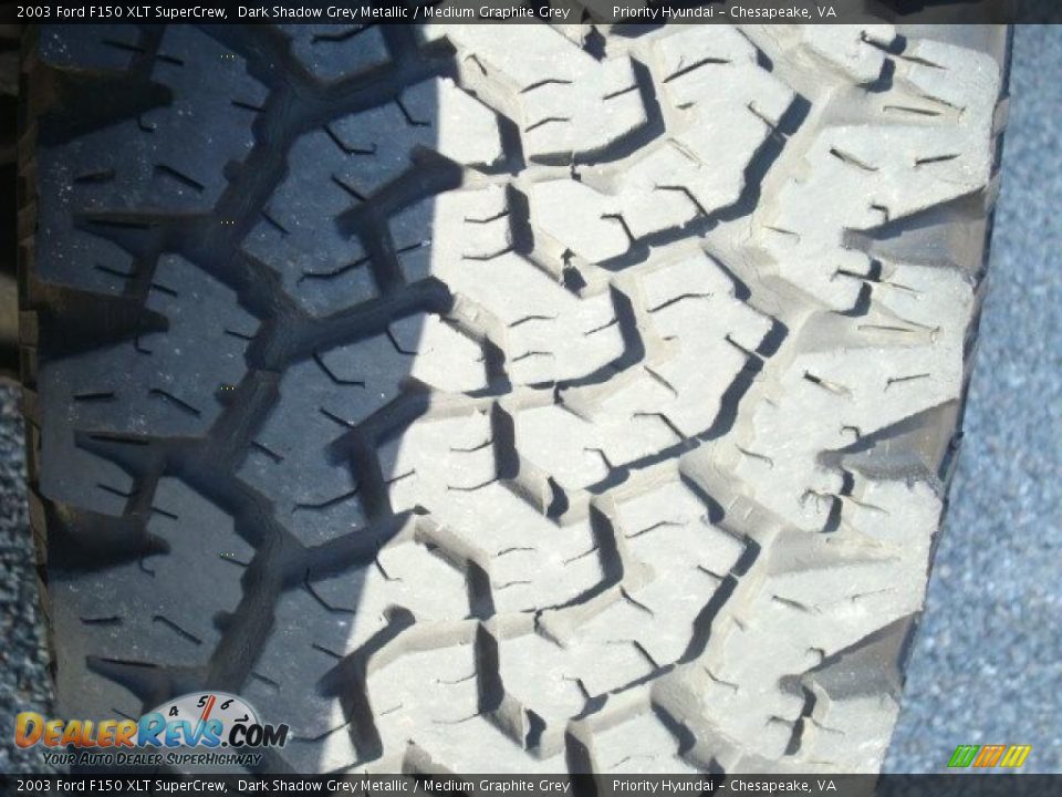 2003 Ford F150 XLT SuperCrew Dark Shadow Grey Metallic / Medium Graphite Grey Photo #27
