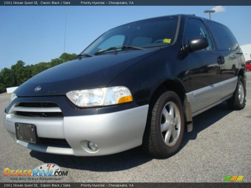 2001 Nissan Quest SE Classic Black / Slate Photo #1