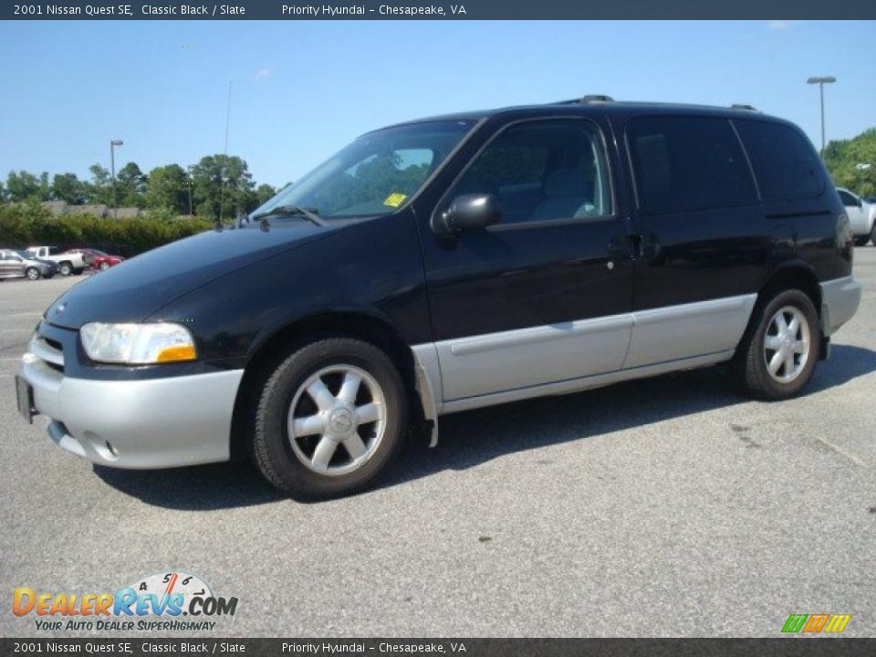 2001 Nissan Quest SE Classic Black / Slate Photo #2