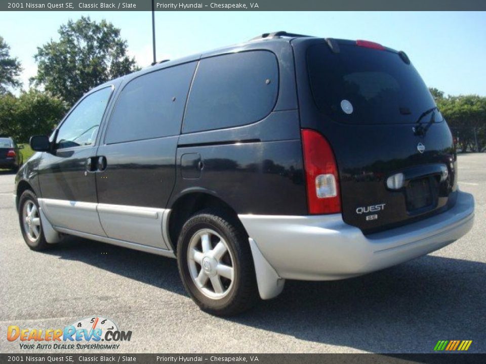 2001 Nissan Quest SE Classic Black / Slate Photo #4