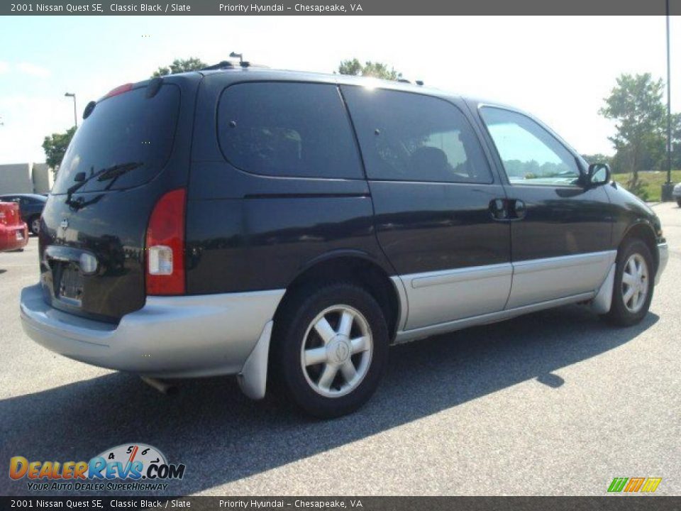 2001 Nissan Quest SE Classic Black / Slate Photo #5
