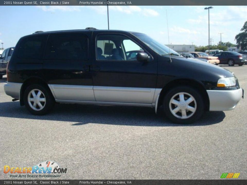 2001 Nissan Quest SE Classic Black / Slate Photo #6