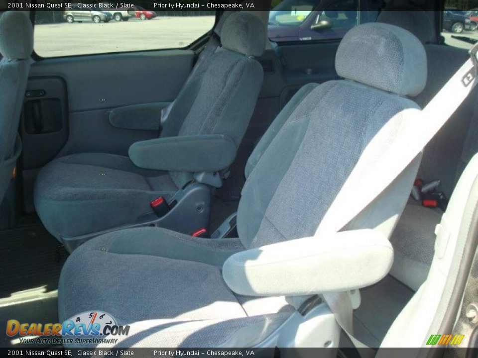 2001 Nissan Quest SE Classic Black / Slate Photo #10
