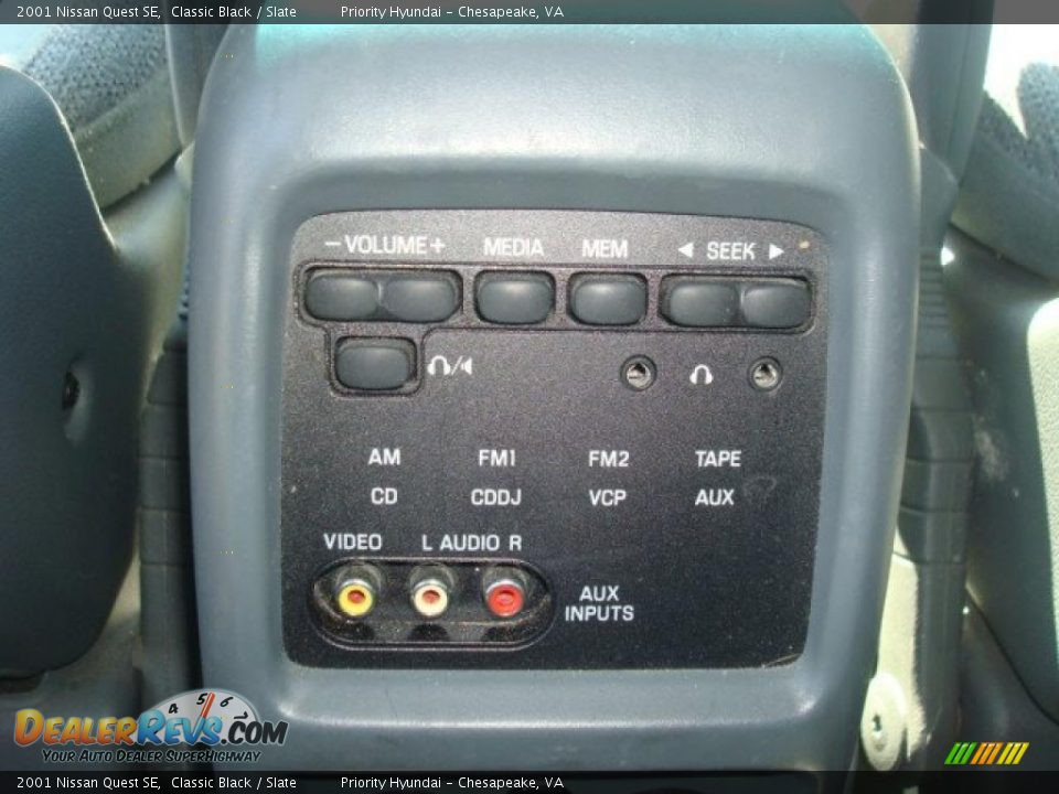 2001 Nissan Quest SE Classic Black / Slate Photo #13