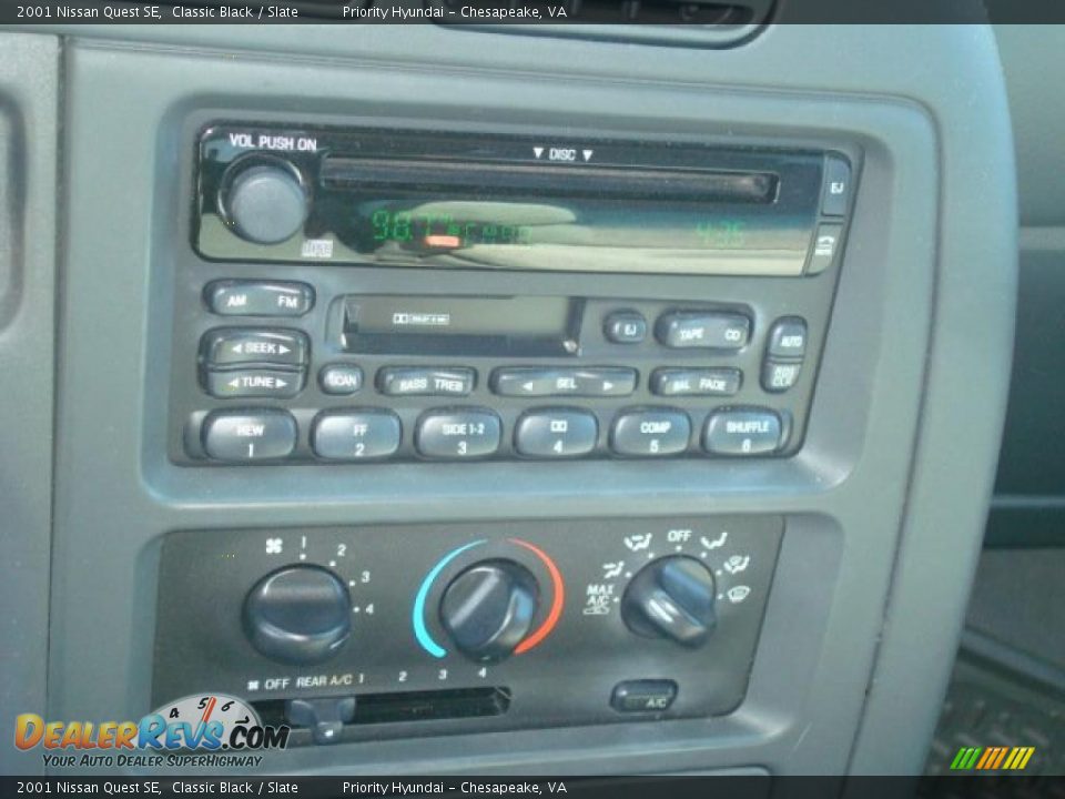 2001 Nissan Quest SE Classic Black / Slate Photo #15