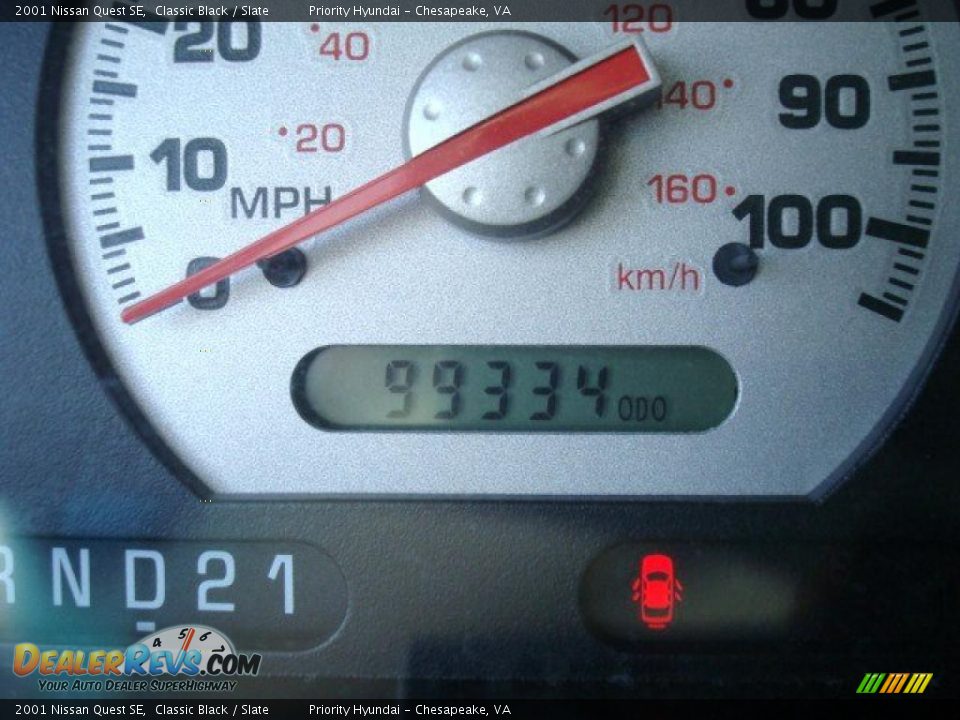 2001 Nissan Quest SE Classic Black / Slate Photo #18