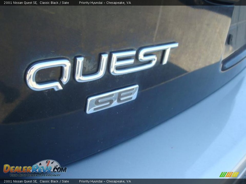 2001 Nissan Quest SE Classic Black / Slate Photo #22