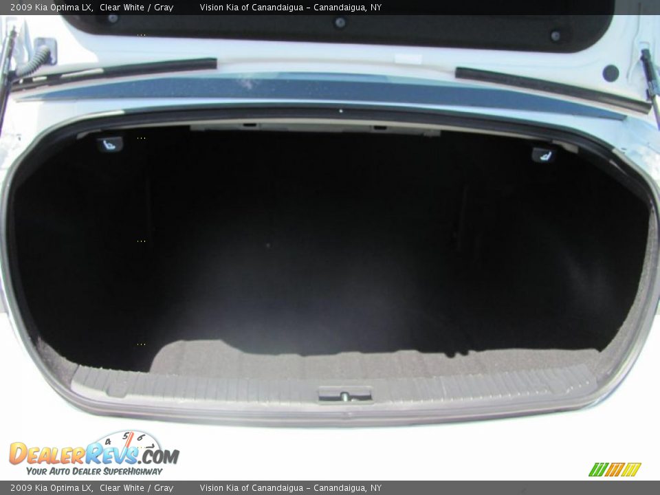 2009 Kia Optima LX Clear White / Gray Photo #4