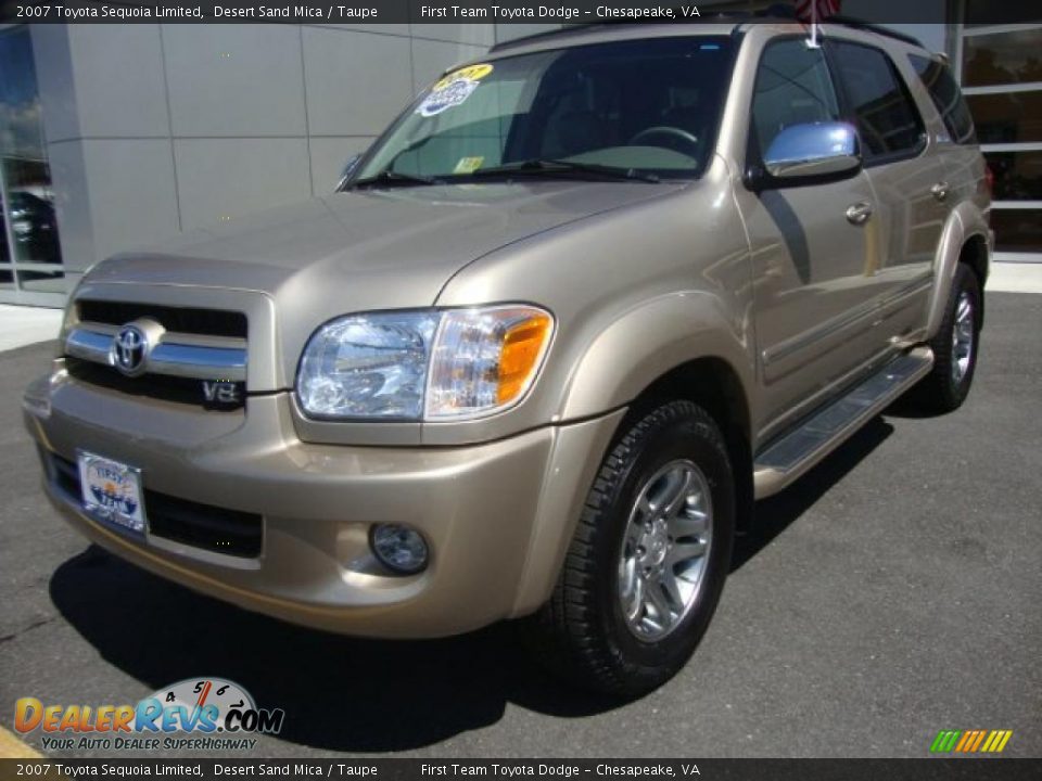 2007 Toyota Sequoia Limited Desert Sand Mica / Taupe Photo #1