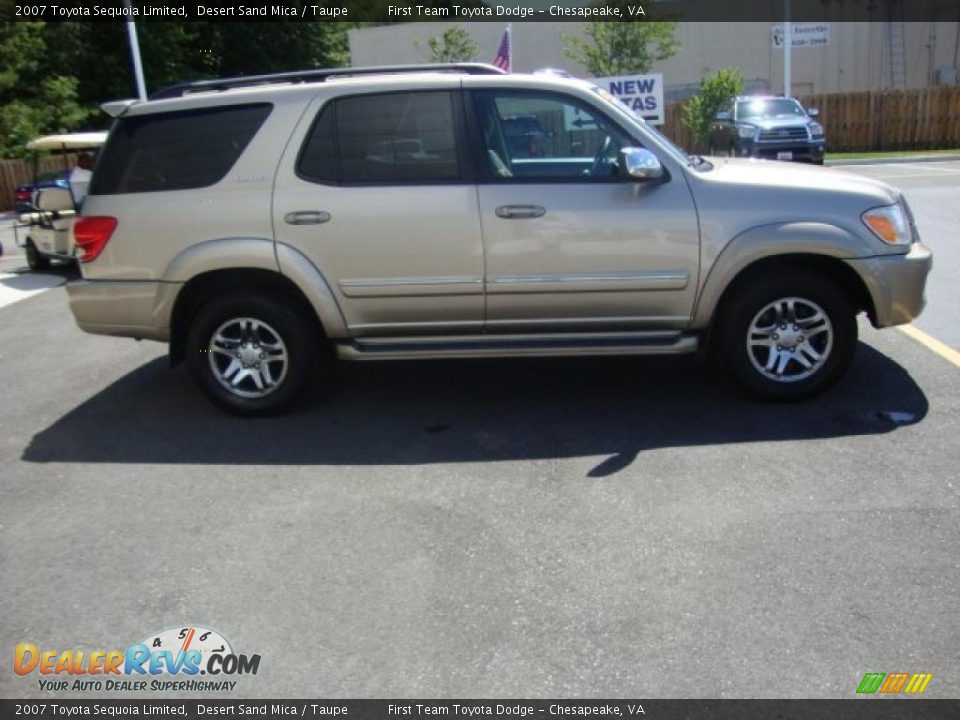2007 Toyota Sequoia Limited Desert Sand Mica / Taupe Photo #6